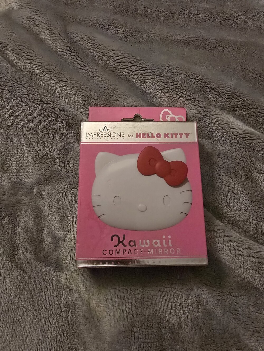 Hello Kitty Impressions Vanity Pink Kawaii Compact Light Up Mirror New In Box